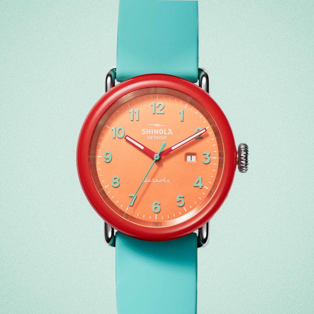 Shinola "Silly Putty" Detrola 43mm Watch