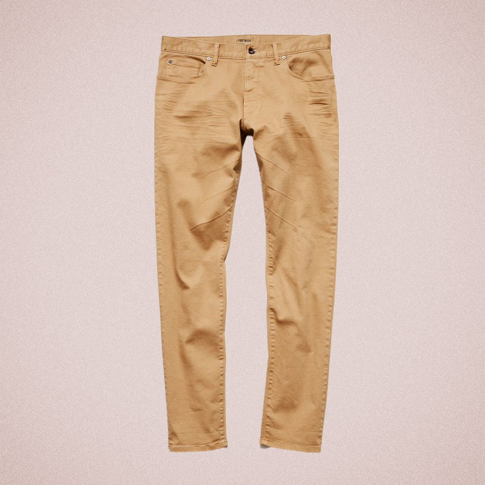 Todd Snyder Slim-Fit 5 Pocket Chino in Barley