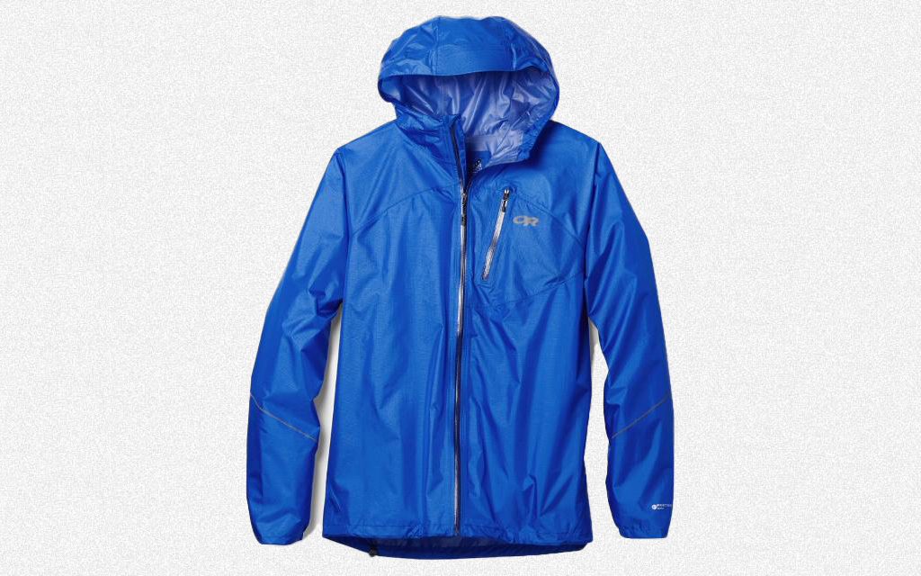 Outdoor Research Helium Rain Jacket hiking essentials