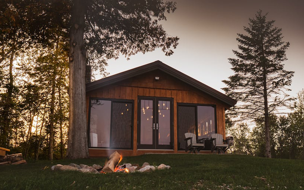 Cottage Amongst the Pines Airbnb on Lake Michigan