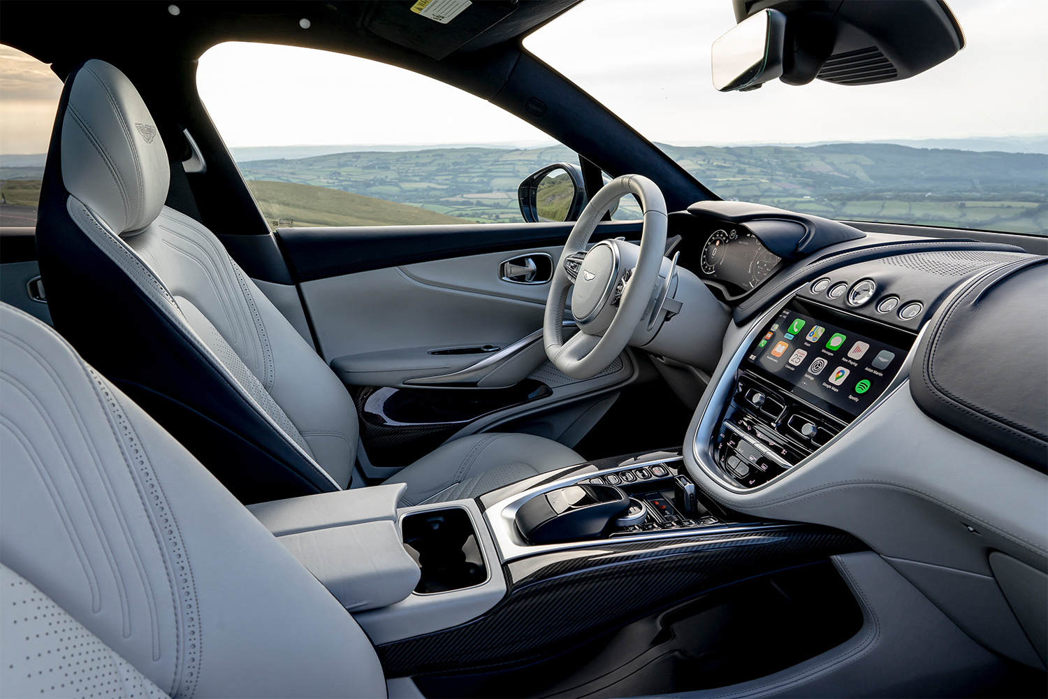 Interior of the 2021 Aston Martin DBX SUV