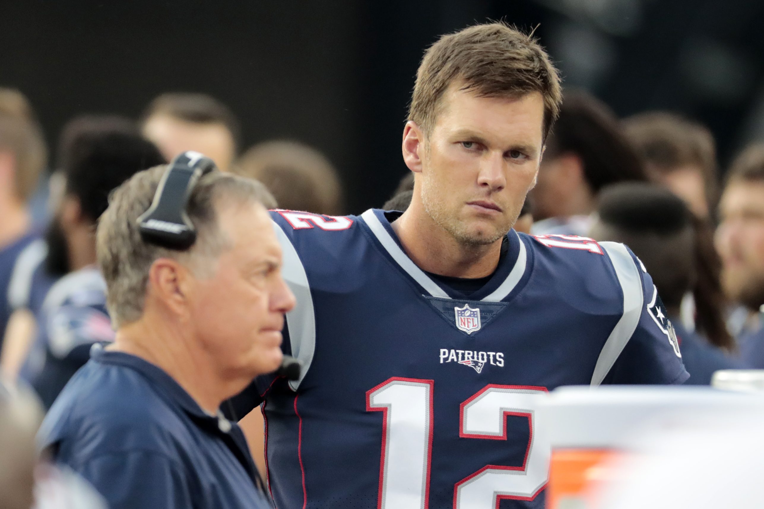 Bill Belichick and Tom Brady.