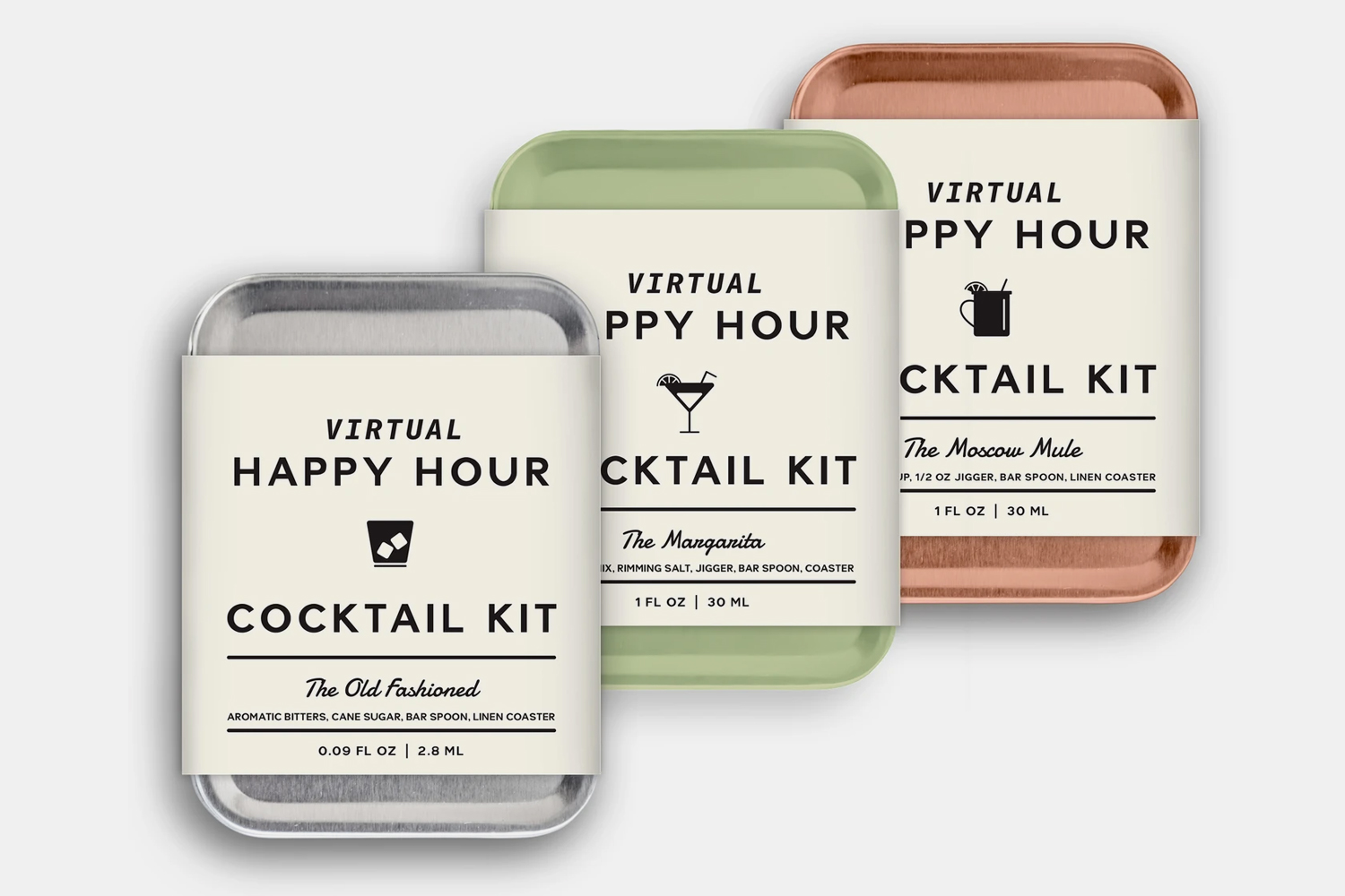 The Virtual Happy Hour Cocktail Set