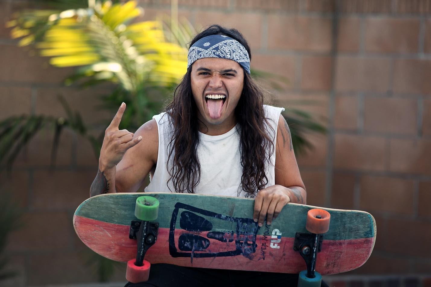 David González at his Long Beach home