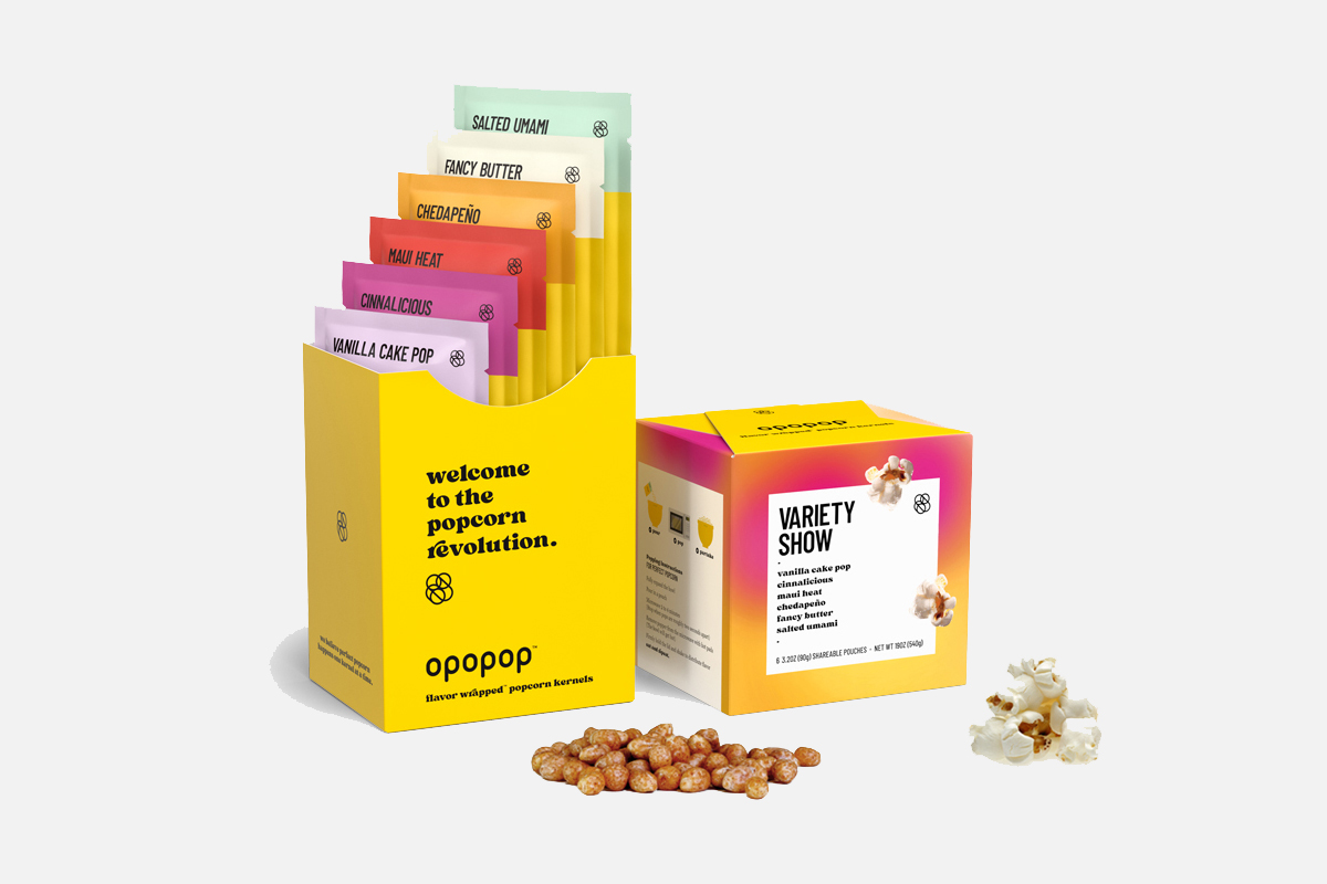 Opopop gourmet microwave popcorn