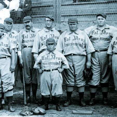 Members of the Fat Man's Baseball Association, circa 1910