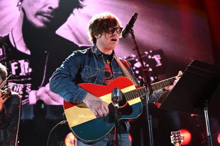 Ryan Adams with Buck Owens Guitar