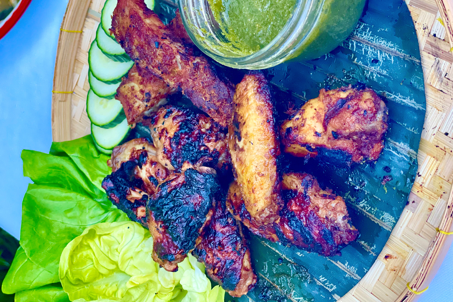 Grilled Thai Chicken Wings