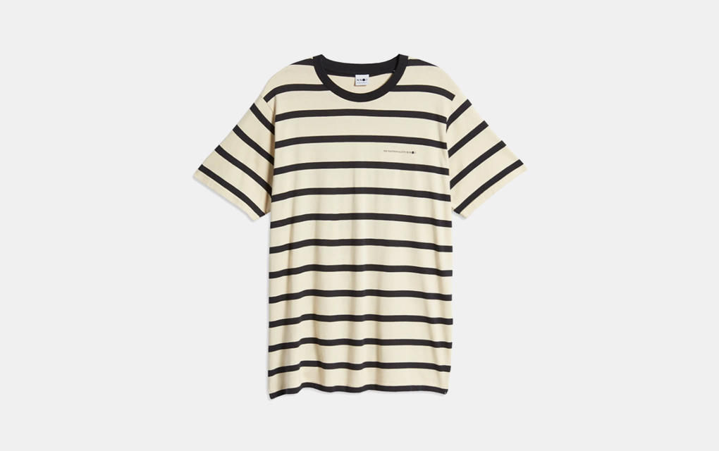 NN07 Aspen 3461Stripe T-Shirt in Navy Stripe