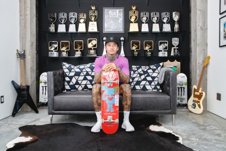 US Olympic skateboarder Nyjah Huston