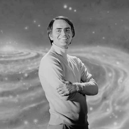 Astronomer Carl Sagan in 1981. Sagan had critiqued sci-fi films like "Star Wars" for not being scientific