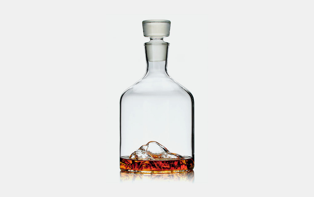 Whiskey Peaks Mountain Decanter