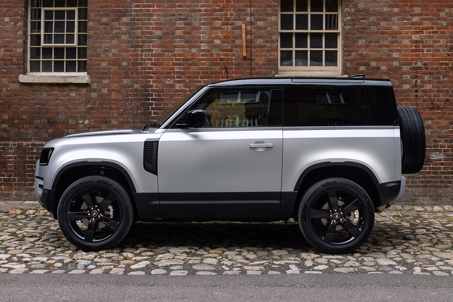 The profile of the 2021 Land Rover Defender 90. We test drove the British SUV from Jaguar Land Rover, impressed by the performance but let down by the interior.