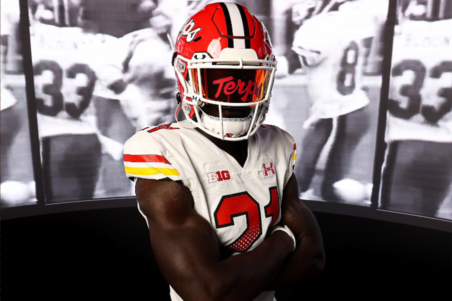 Maryland Athletics 2021 football uniform