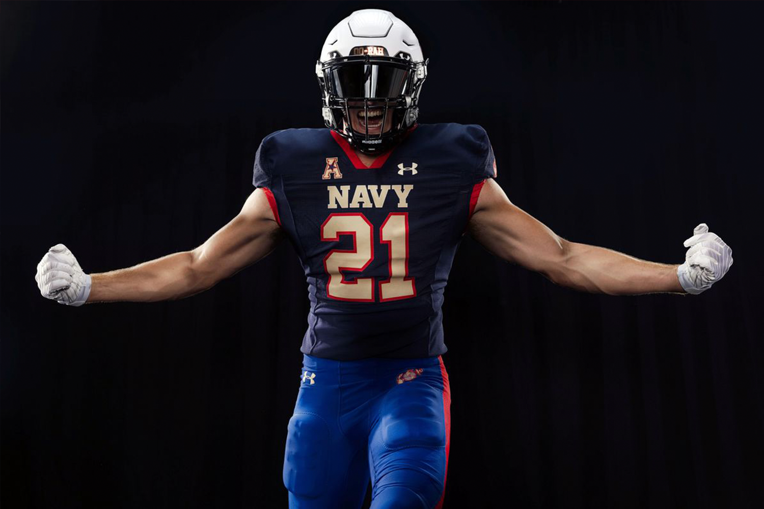 Navy Athletics 2021 football uniforms