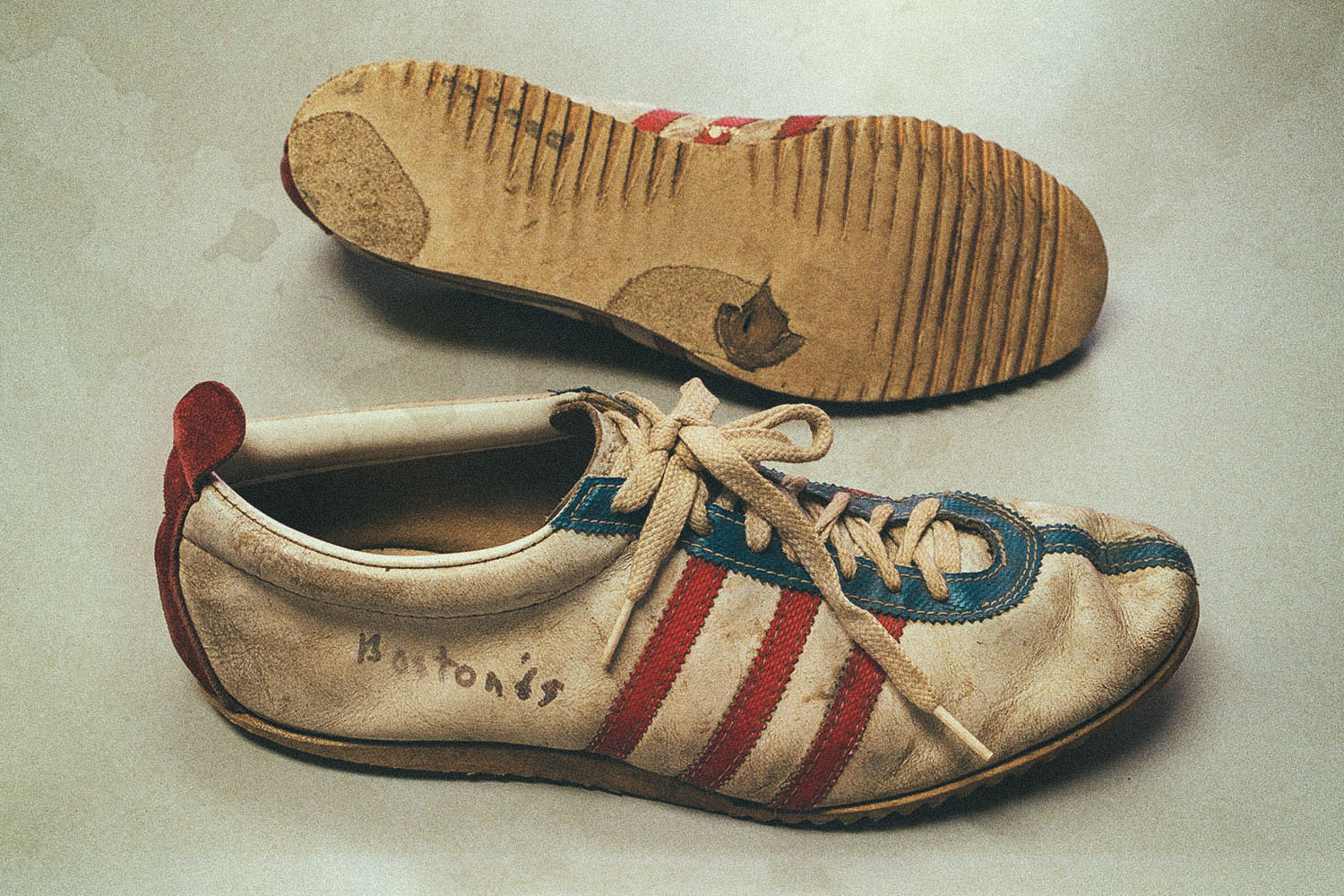 old running shoes