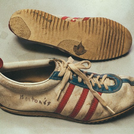 old running shoes