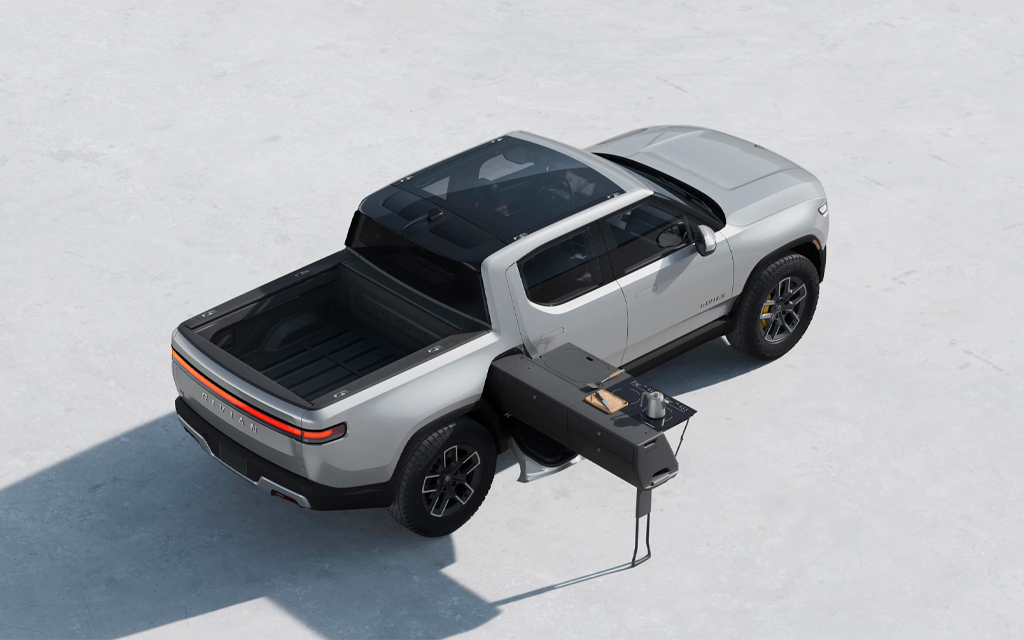 Rivian x Snow Peak Camp Collecion