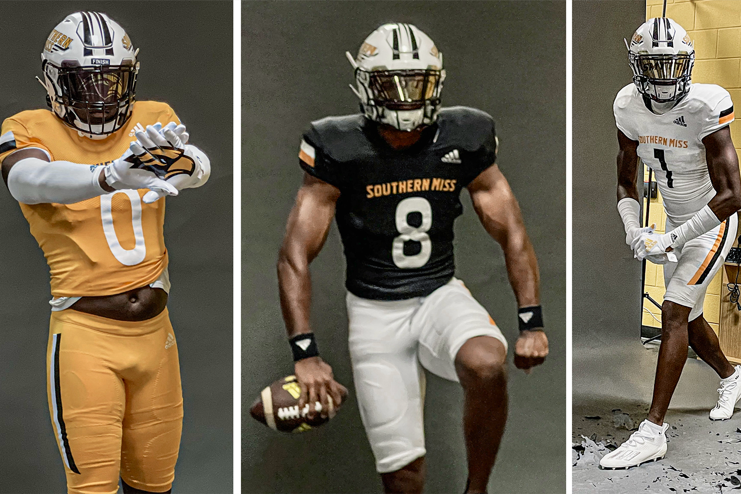 Southern Miss Athletics 2021 football uniforms