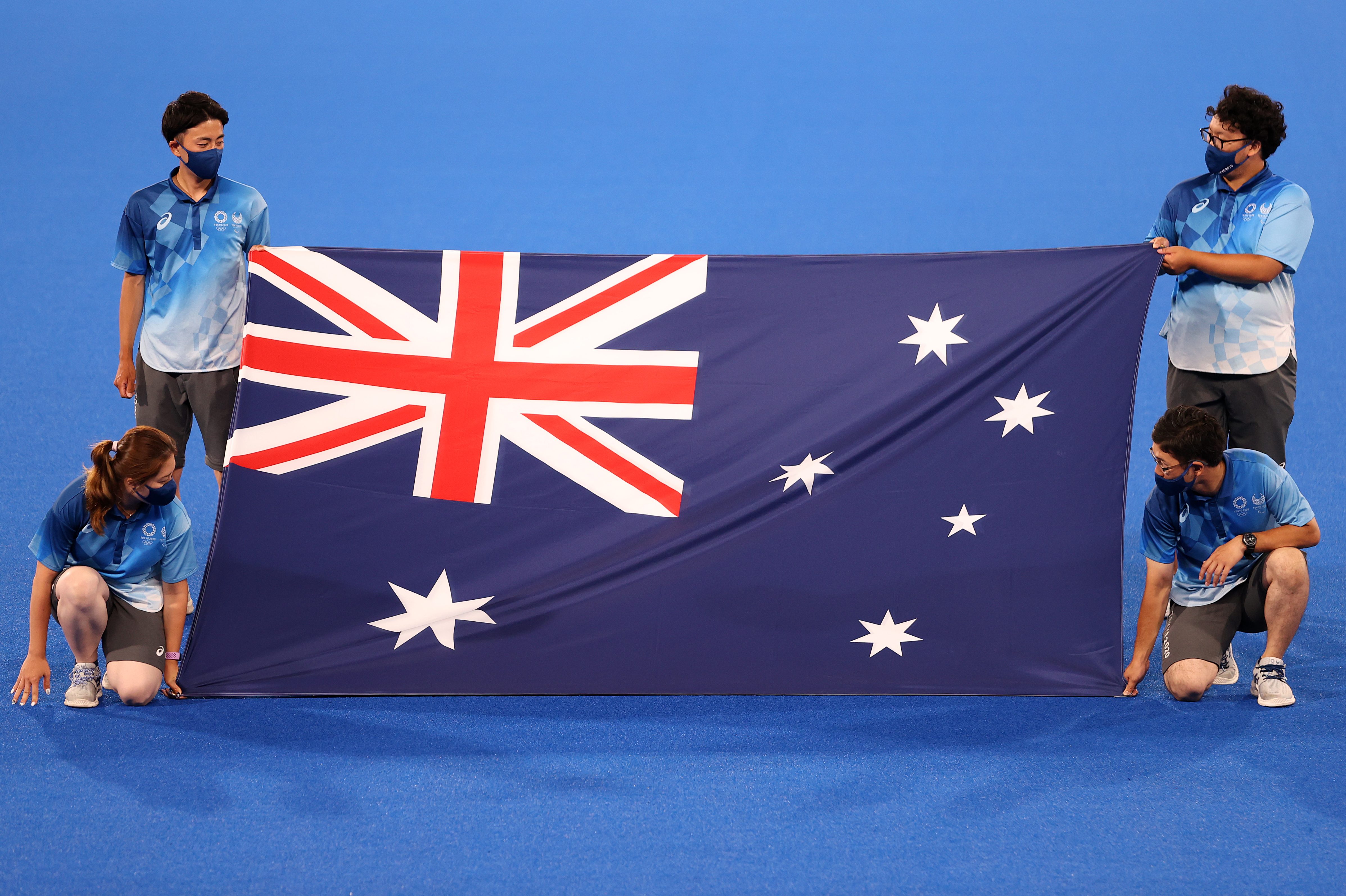 The Australian flag