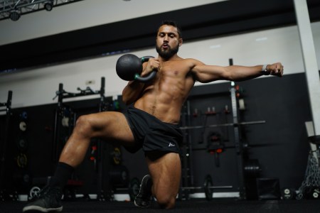 eric leija aka primal swoledier with kettlebell