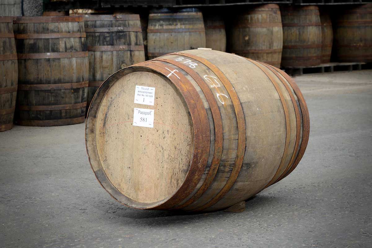 A cask of Macallan-1991, which just sold for HK$4,464,000