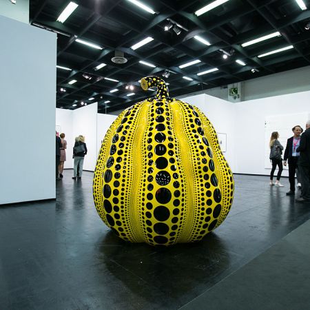 Yayoi Kusama sculpture