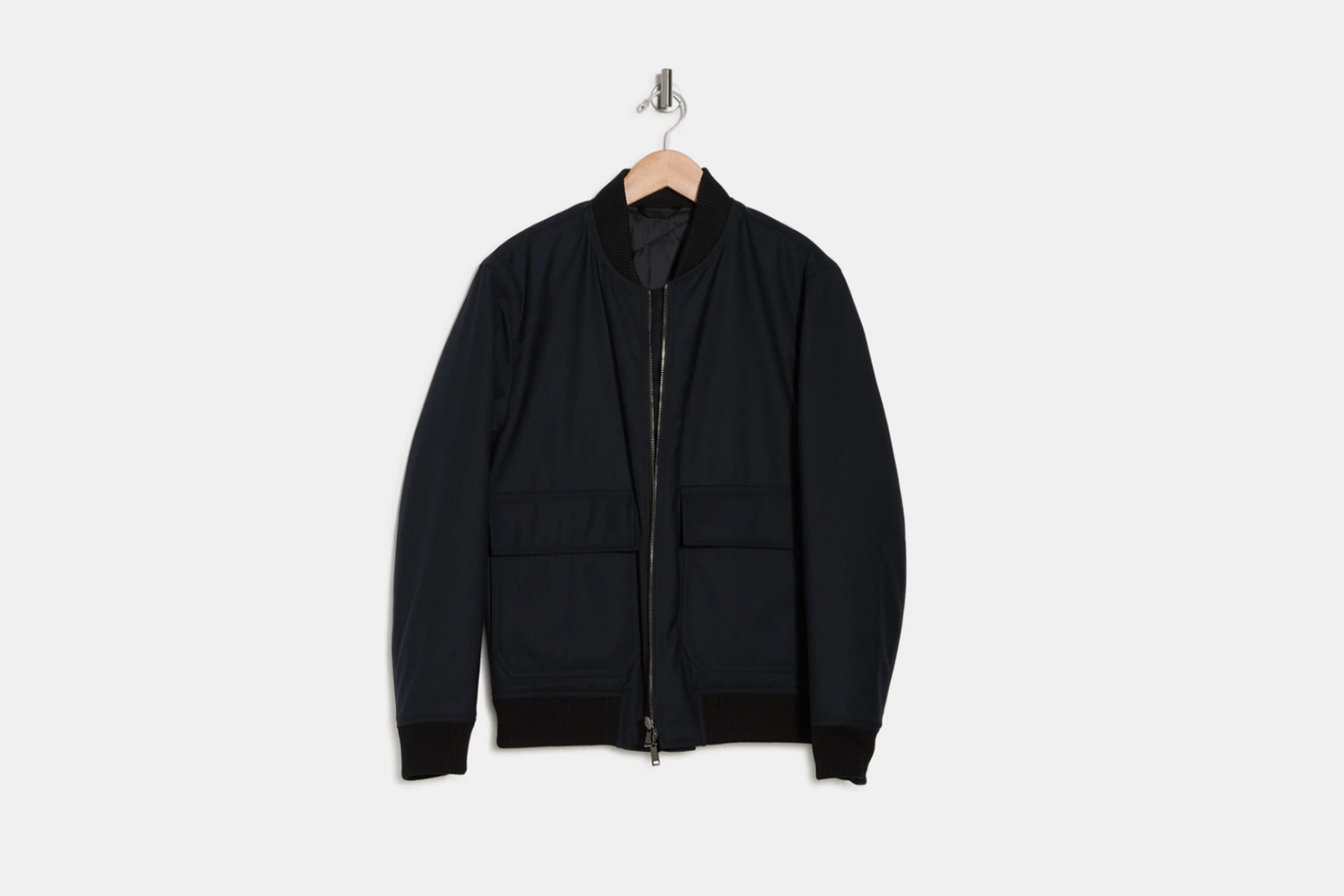 Brigade Zip Front Wool Blend Jacket