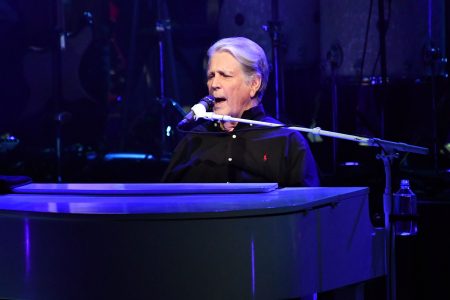 Brian Wilson performs onstage during the Something Great from '68 Tour at The Greek Theatre on September 12, 2019 in Los Angeles, California.