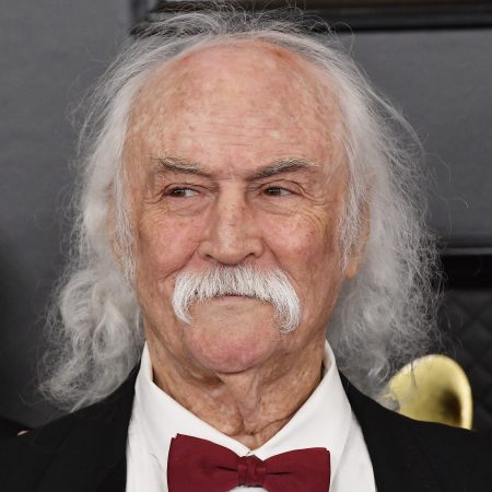 David Crosby, pictured at the 2020 Grammys. In a recent interview the singer noted that Neil Young was extremely "selfish."