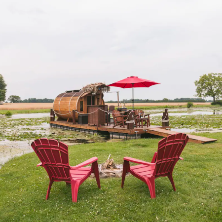 The Floating Wine Barrel