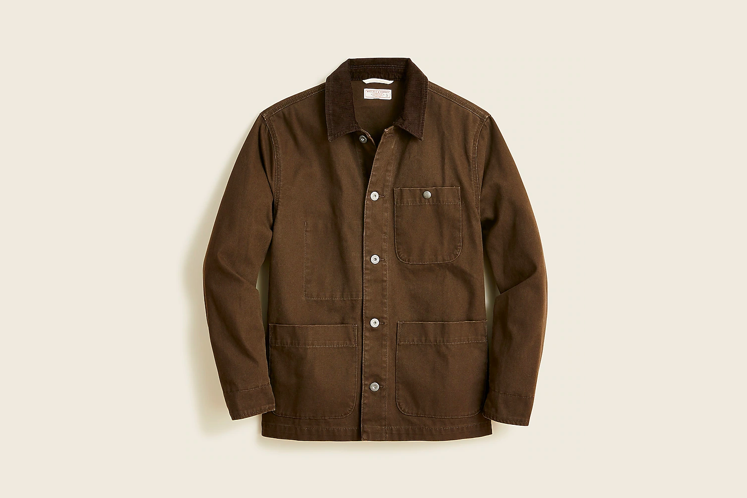 Wallace & Barnes chore jacket with corduroy collar