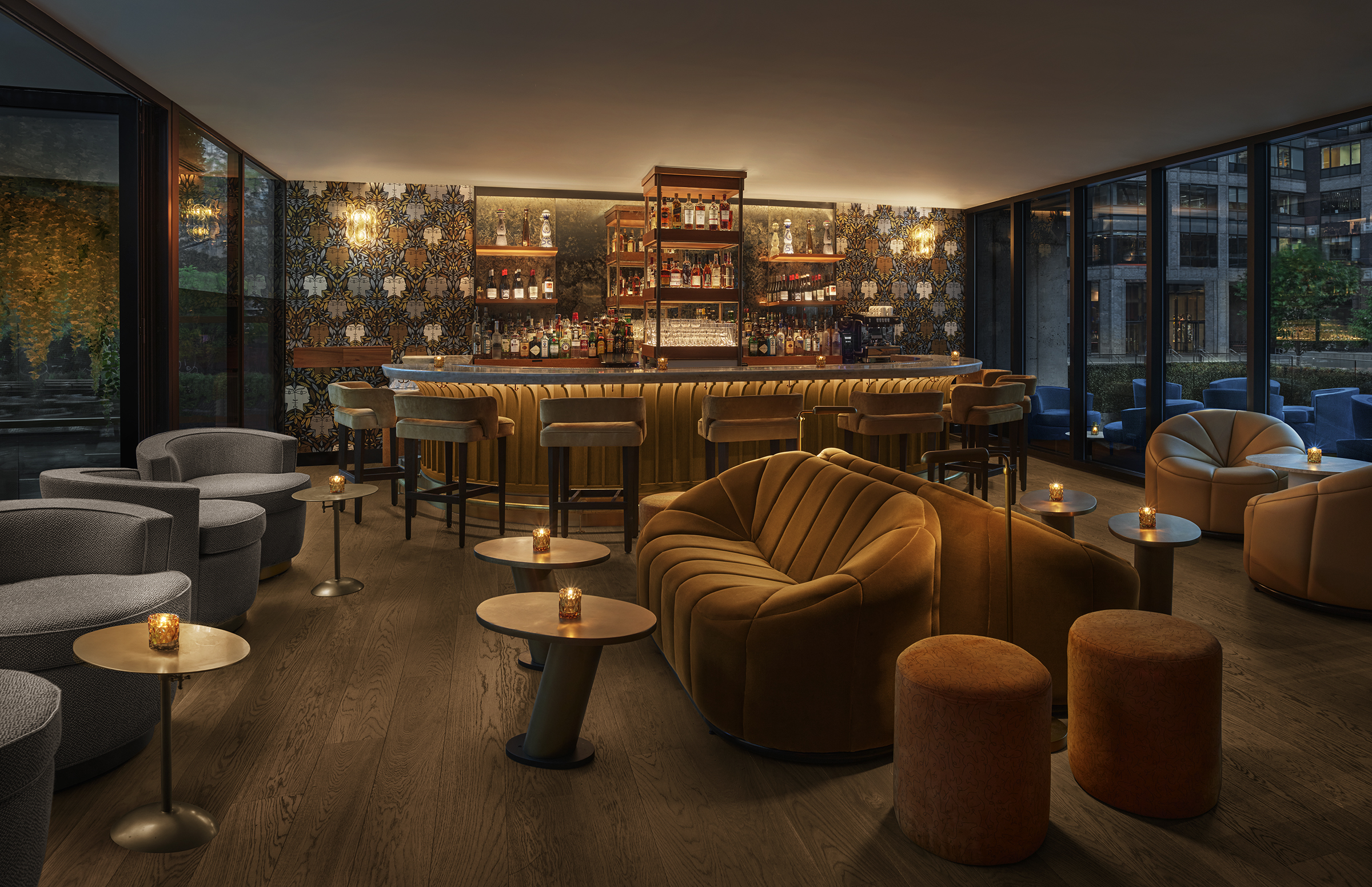 The Signature Room, a bar inside Veranda, the restaurant at the ModernHaus Soho