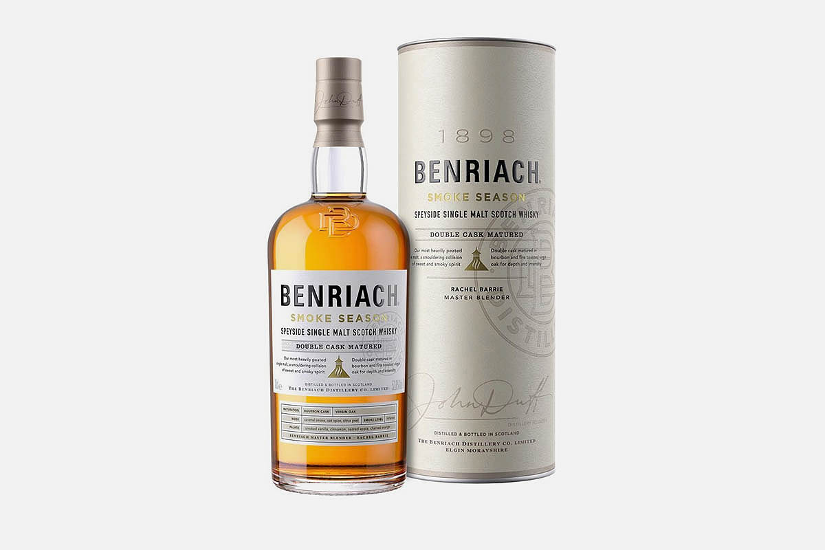 bottle of Benriach Smoke Season