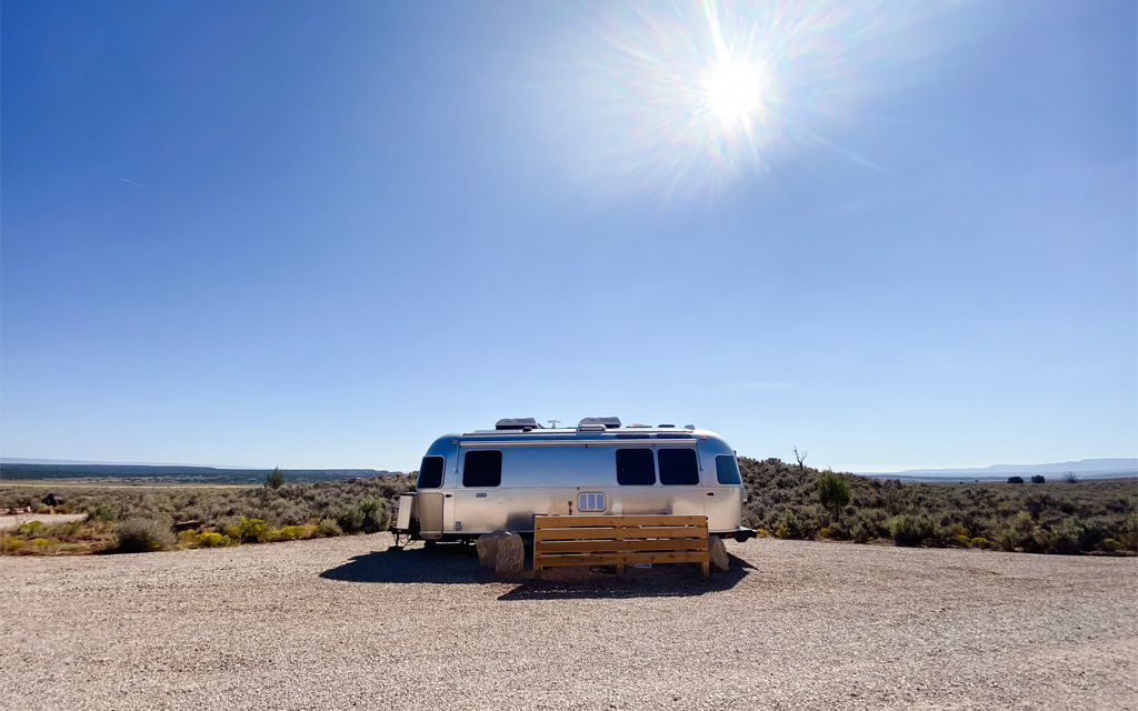 Hit the open road in this 2020 Airstream International Serenity Trailer Rental when you take your next road trip in Texas