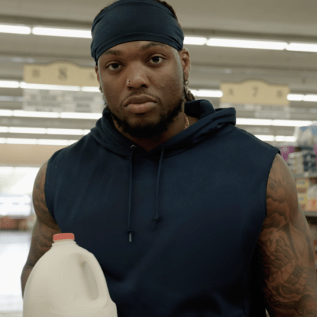 Derrick Henry appearing in a new campaign for "Got Milk?"