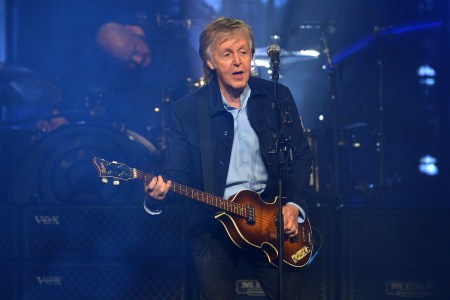 Sir Paul McCartney performs live on stage at the O2 Arena during his 'Freshen Up' tour, on December 16, 2018 in London, England.