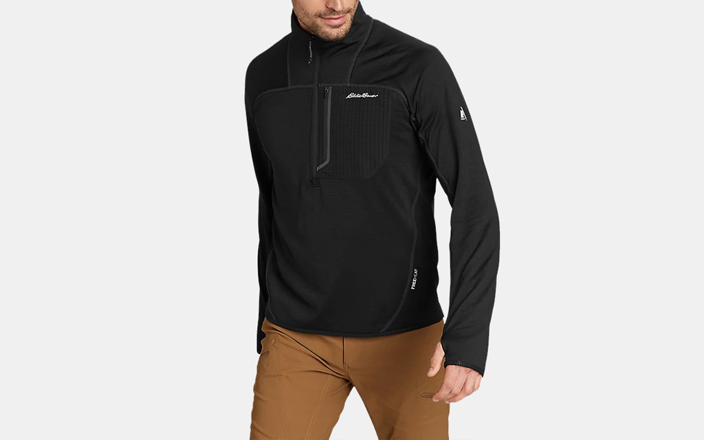 High Route Grid Fleece 1/2-Zip Mock