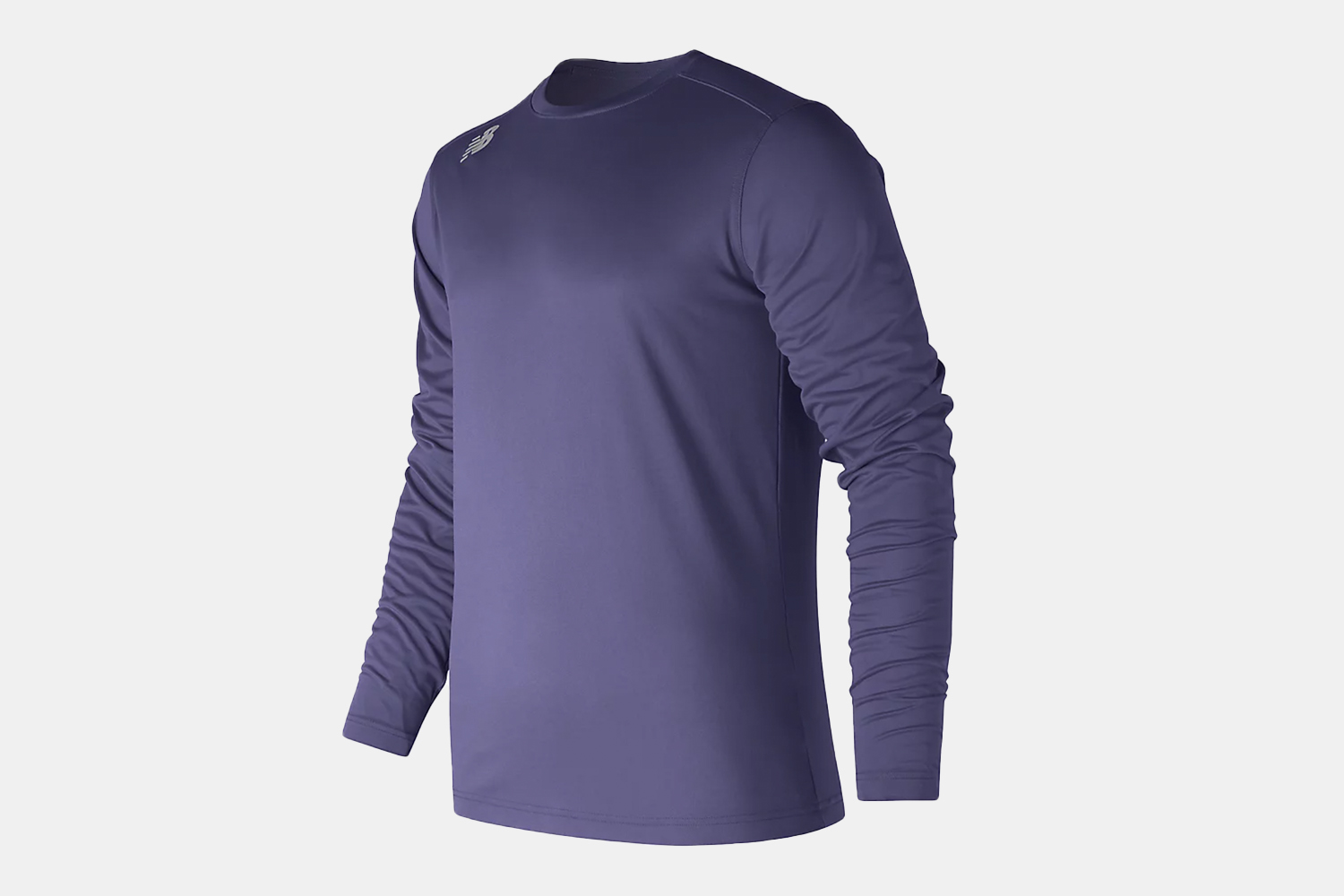 a long sleeve navy shirt