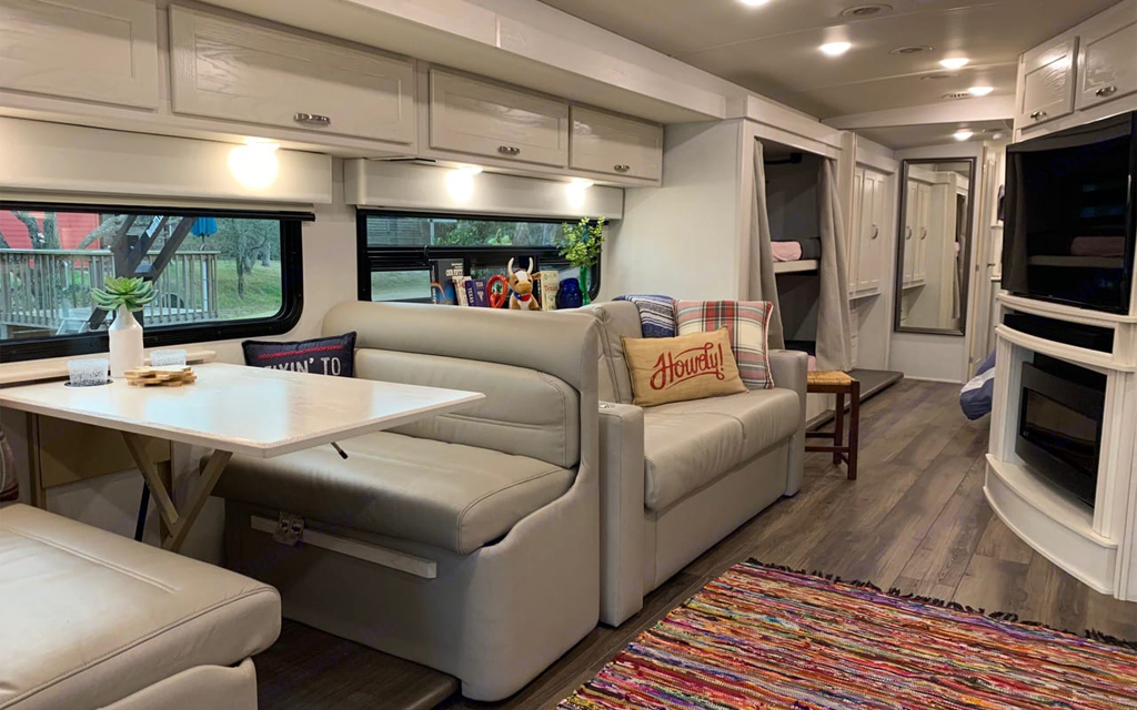 Stay in a luxury 2020 Winnebago Forza 38W Outdoorsy Motorhome Rental when you take your next road trip in Texas