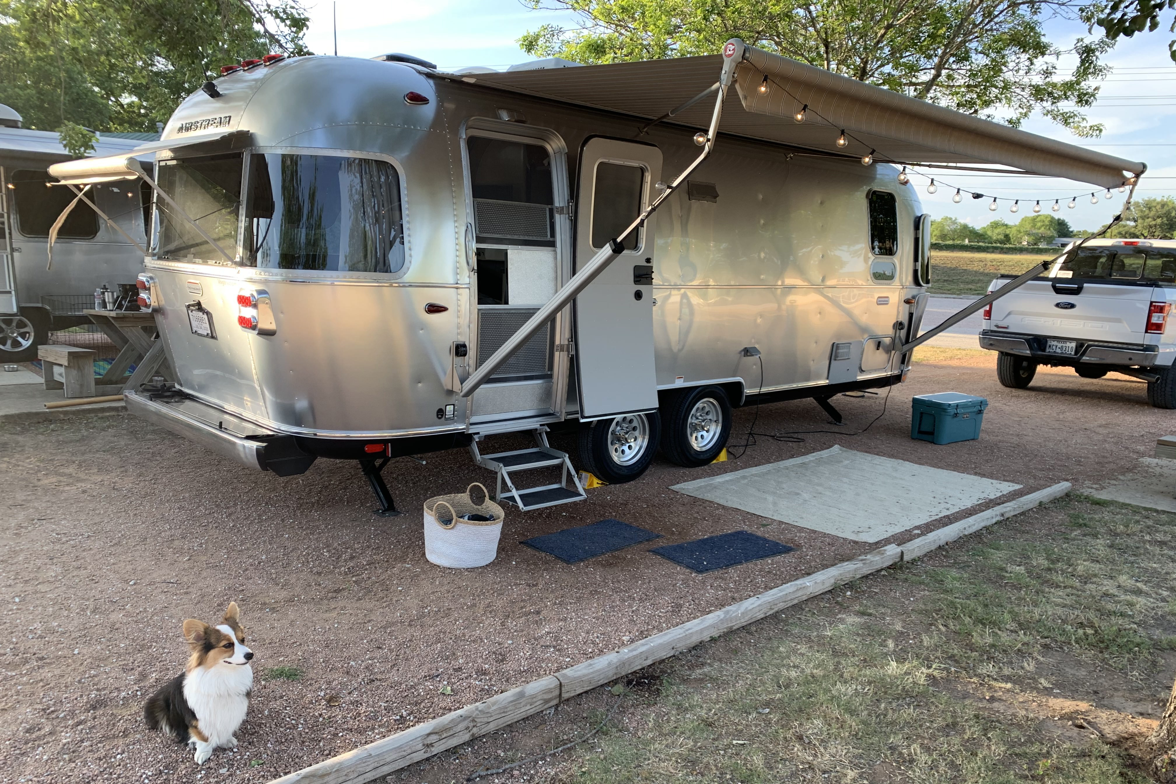 An Airstream in Georgetown, TX