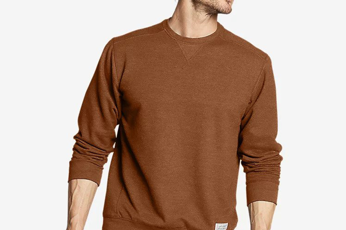 Eddie Bauer Camp Fleece Crew Sweatshirt, now on sale