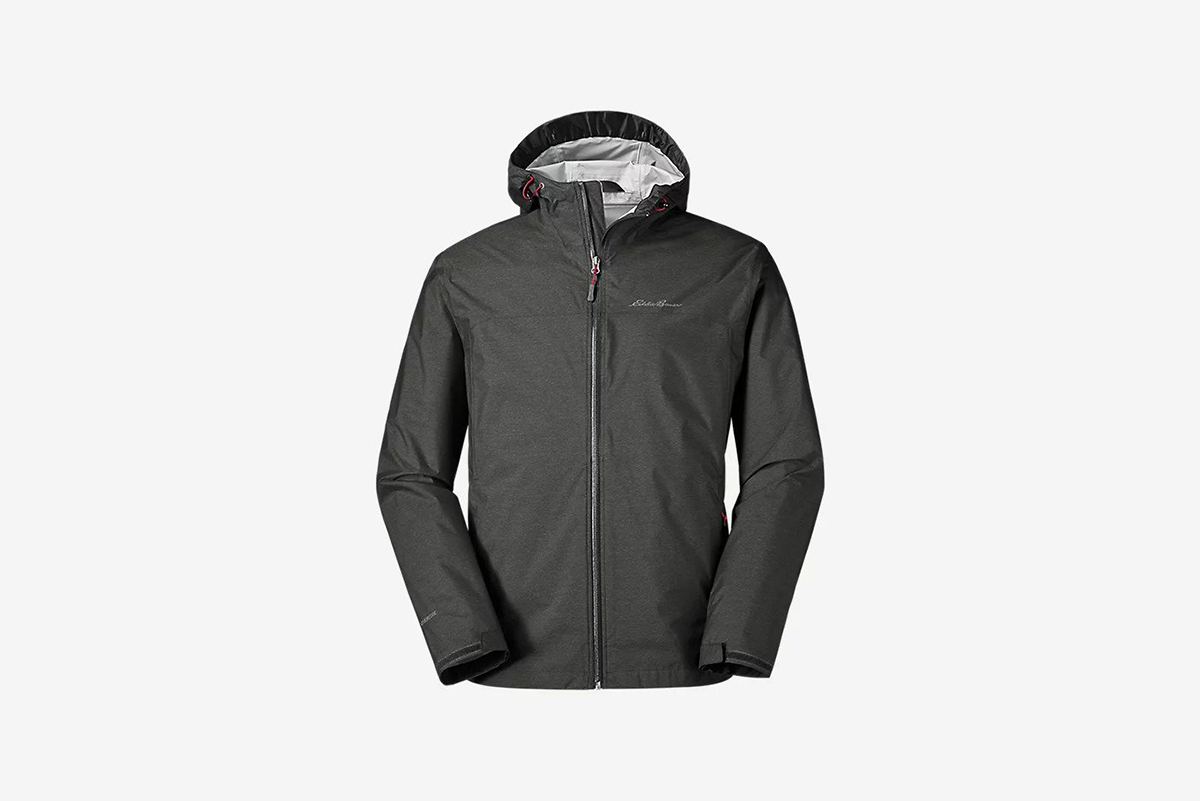 The Cloud Cap Rain Jacket, now part of Eddie Bauer's Fall Sale