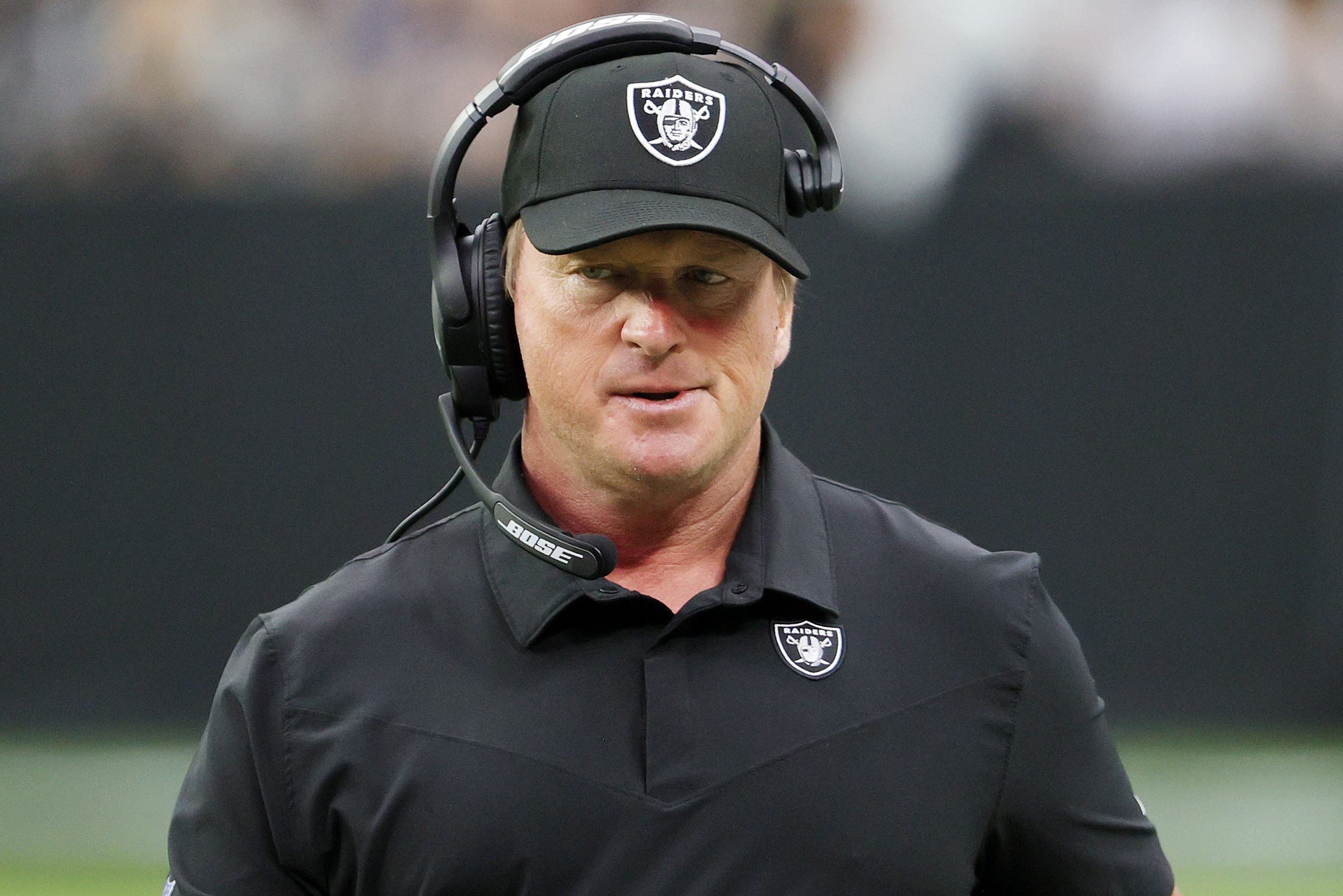 Disgraced ex-NFL head coach Jon Gruden, formerly of the Las Vegas Raiders