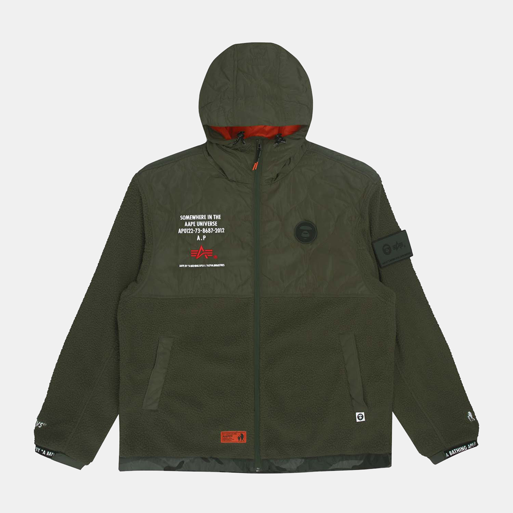 AAPE x Alpha Mixed Media Jacket