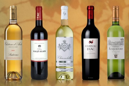 A selection of "New Bordeaux"