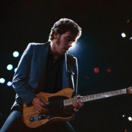 Bruce Springsteen performs during his 1979 "No Nukes" concert.