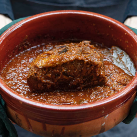 Italian pot roast, Tócco means “chunk” or “piece” in local dialect