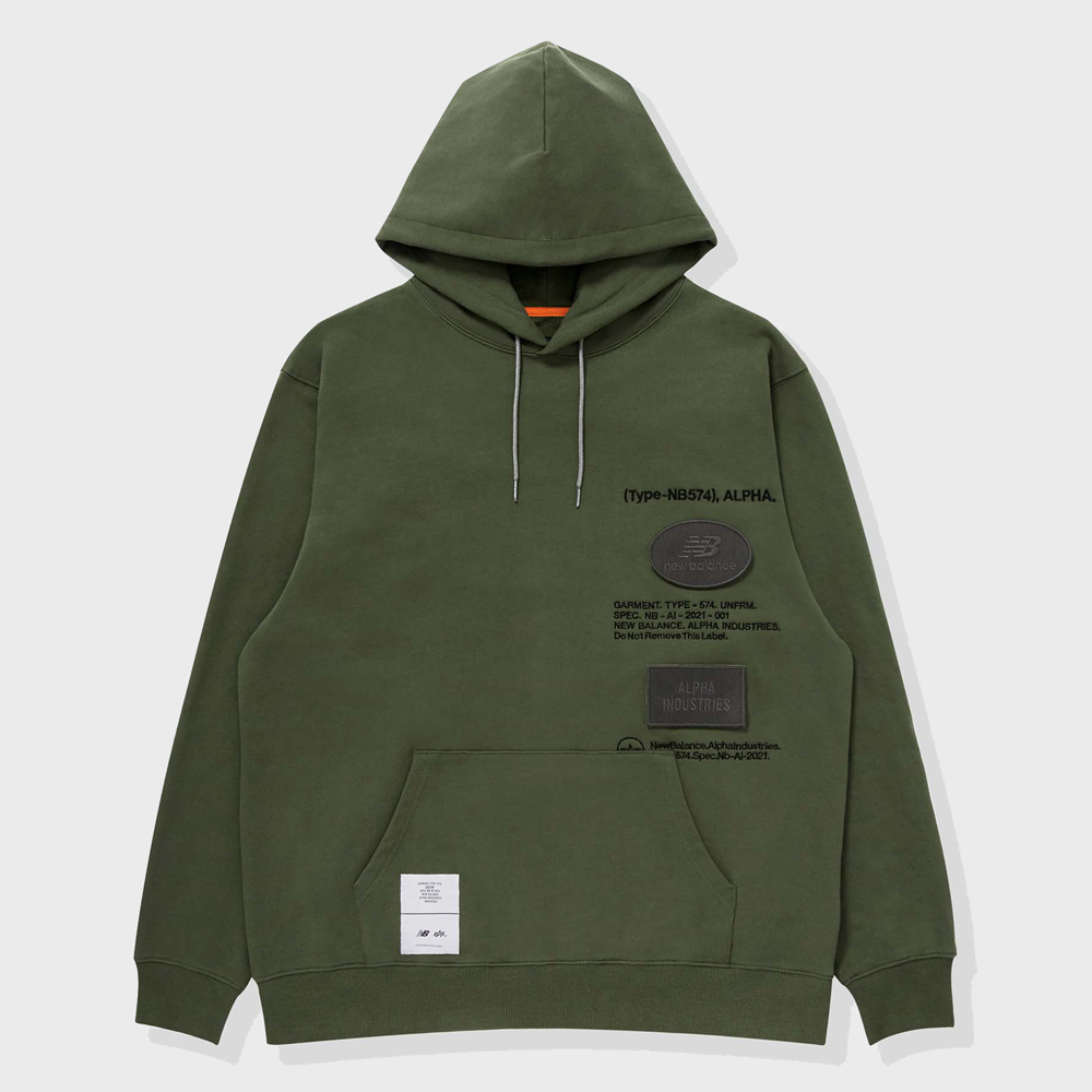 Alpha Industries x New Balance Collab hoodie