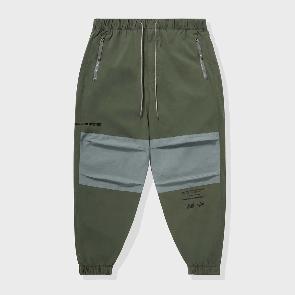 Alpha Industries x New Balance Collab nylon pants